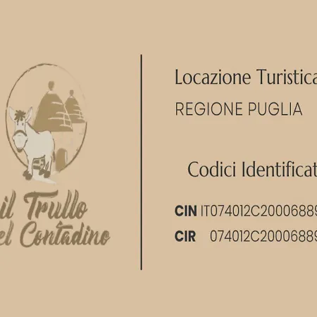 Il Trullo Del Contadino Nyaraló